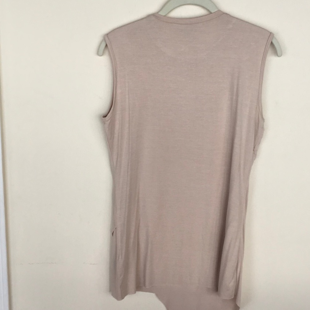 Harve Bernard raw hem Asymmetrical Muscle Tee - Picture 6 of 6